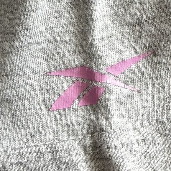 Reebok Shirt and Leggings 2 Piece Set Girls Sz 7 Gray Black Pink Blue - Picture 5 of 13